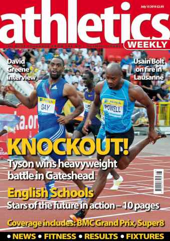 AW – Athletics Weekly Magazine issue AW July 15 2010