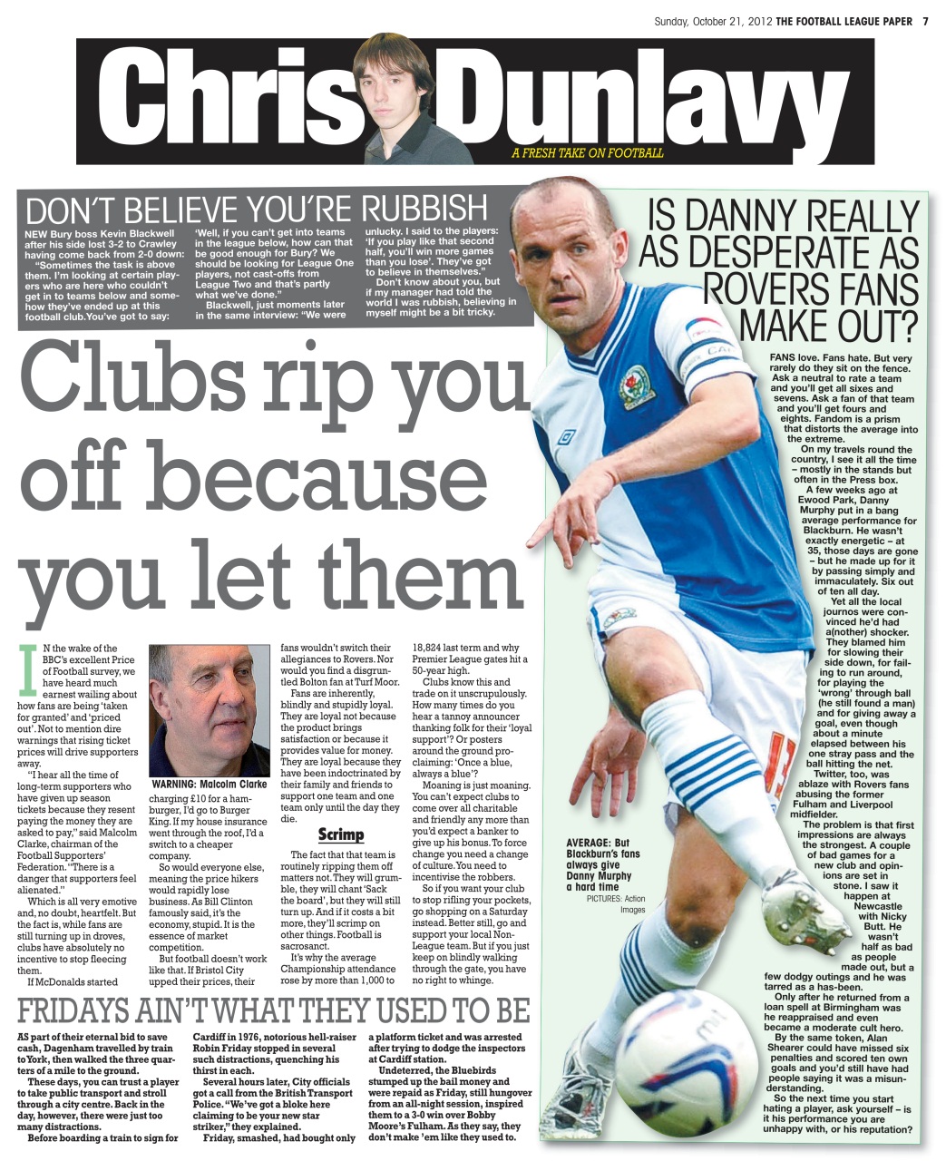 The Football League Paper Preview Pages
