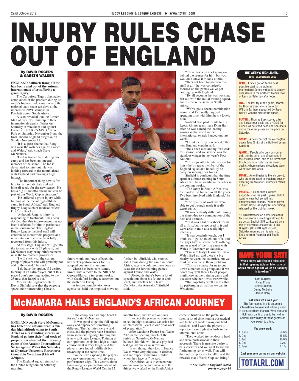 League Express Preview Pages