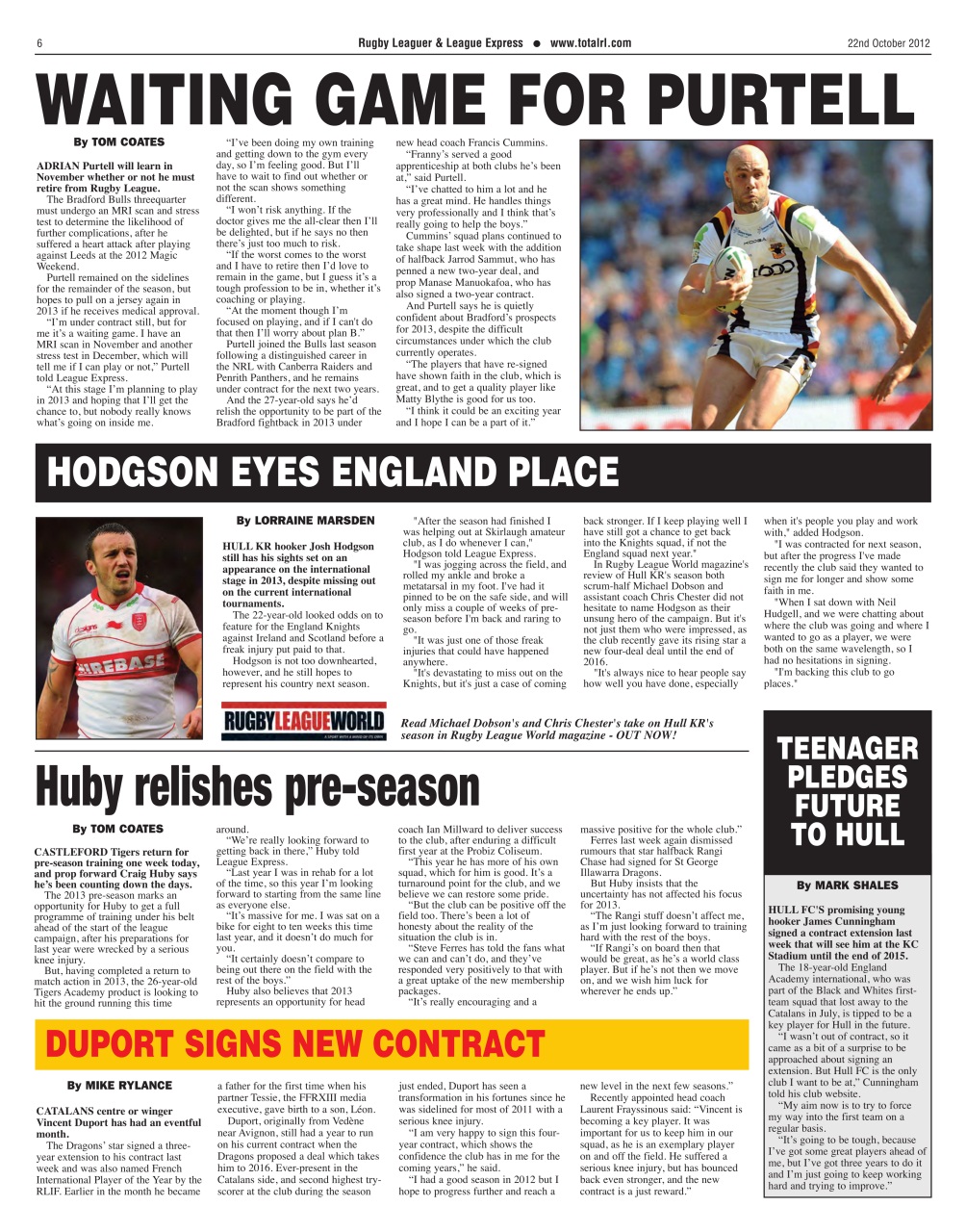 League Express Preview Pages