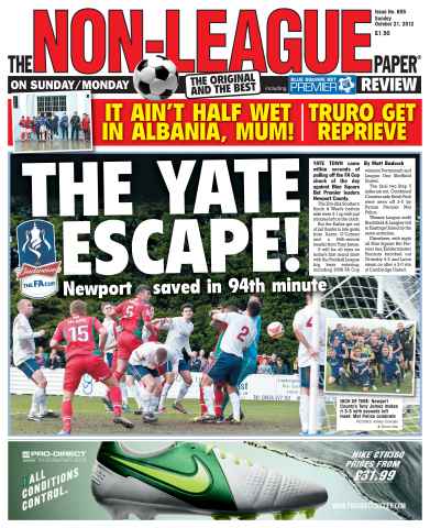 The Non-League Football Paper issue 21st October 2012