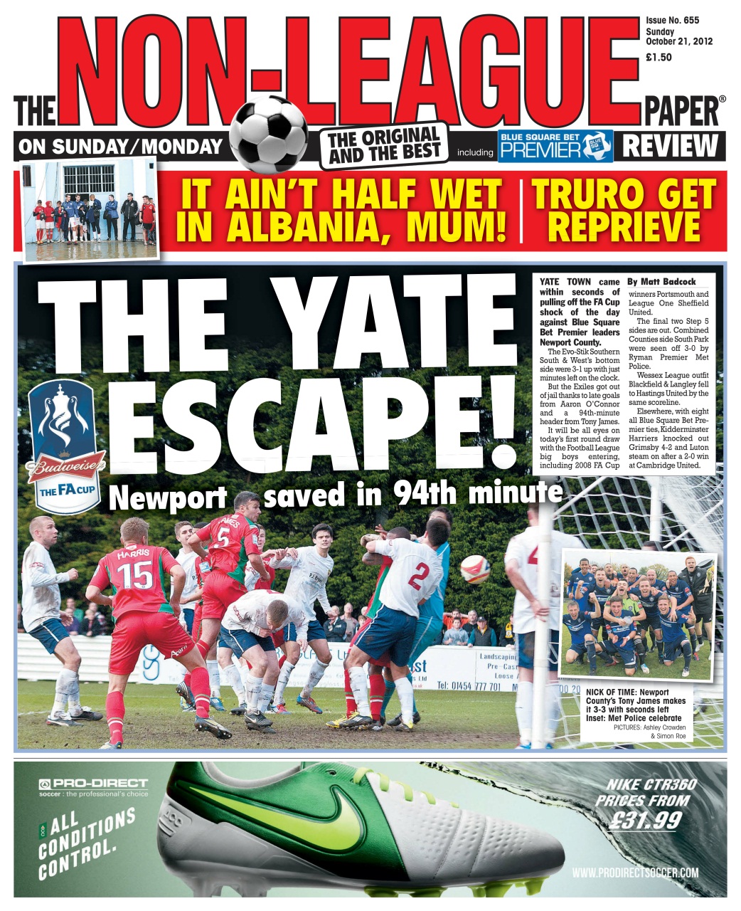 The Non-League Football Paper Preview Pages
