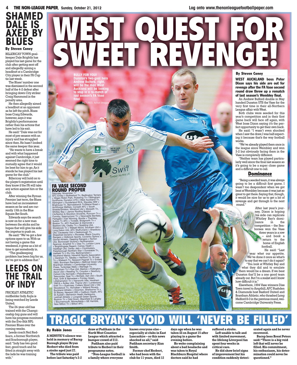 The Non-League Football Paper Preview Pages