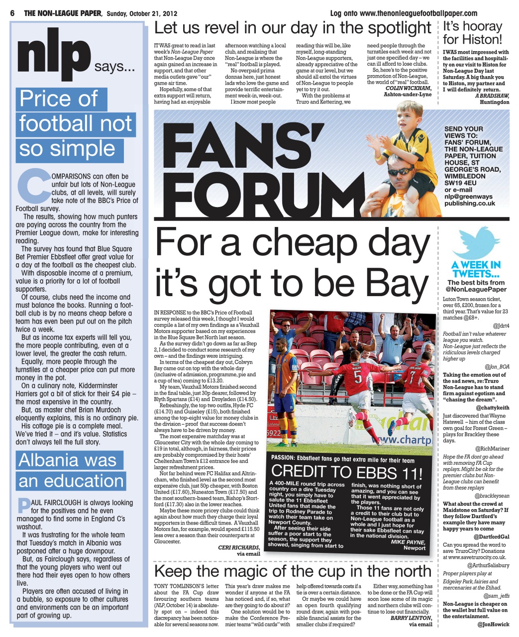 The Non-League Football Paper Preview Pages