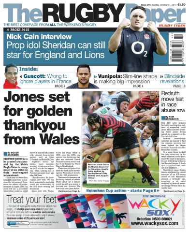 The Rugby Paper issue 21st October 2012