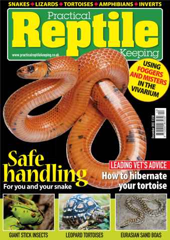 Practical Reptile Keeping issue No.43 Snake handling