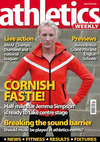 AW – Athletics Weekly Magazine issue AW July 8 2010