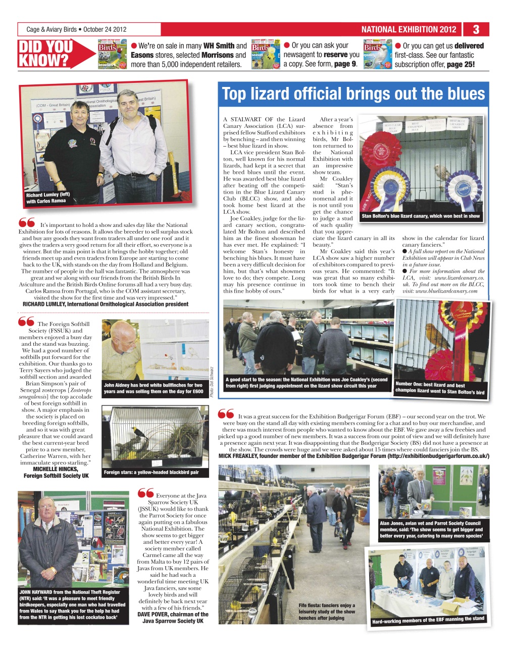 Cage & Aviary Birds Preview Pages