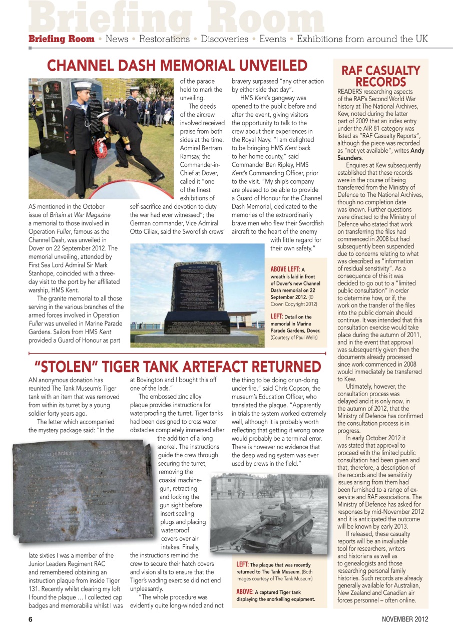 Britain at War Magazine Preview Pages