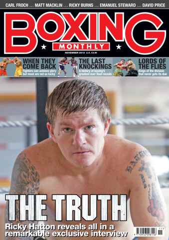 Boxing Monthly issue Boxing Monthly November 2012