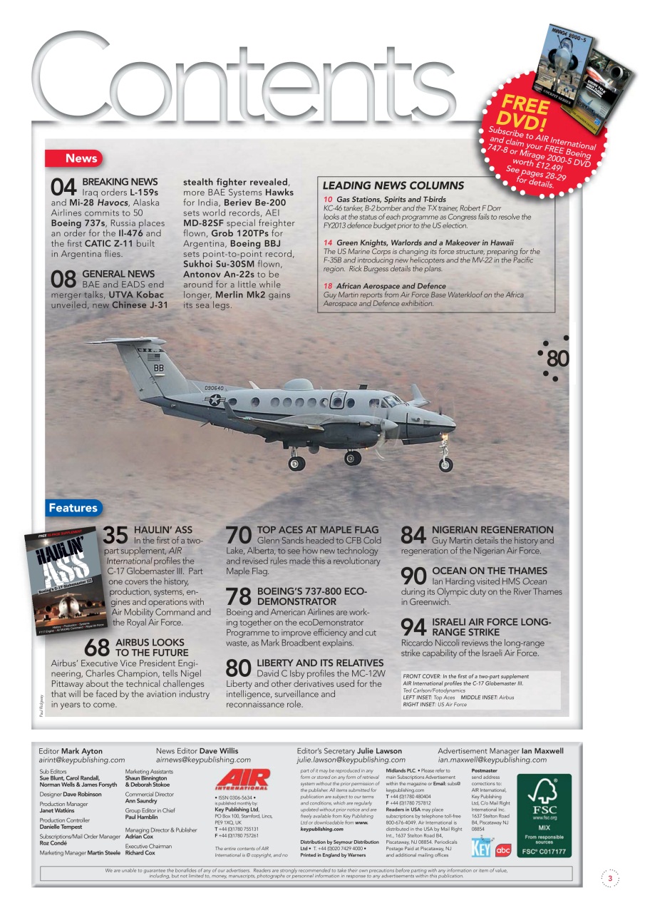 AIR International Preview Pages