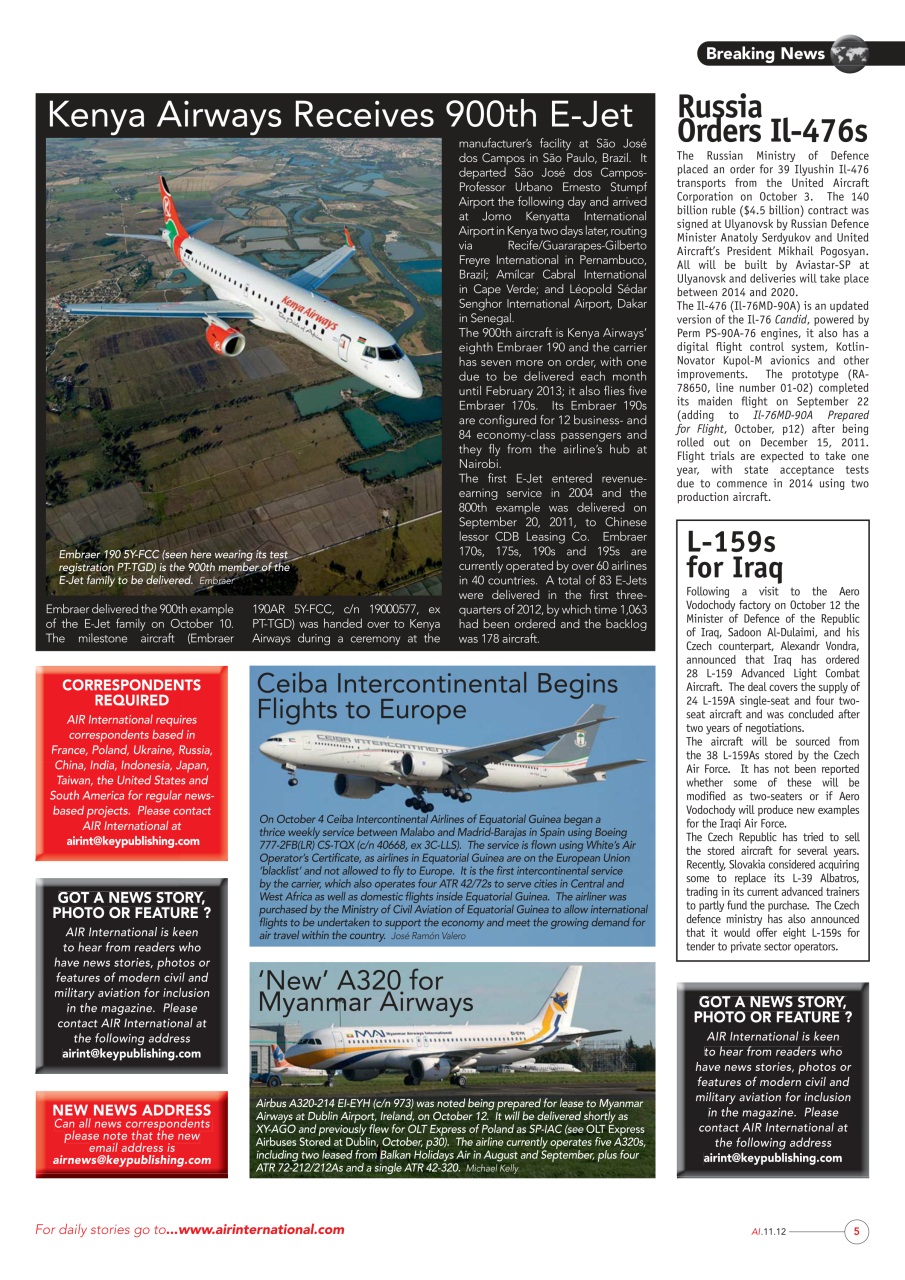 AIR International Preview Pages