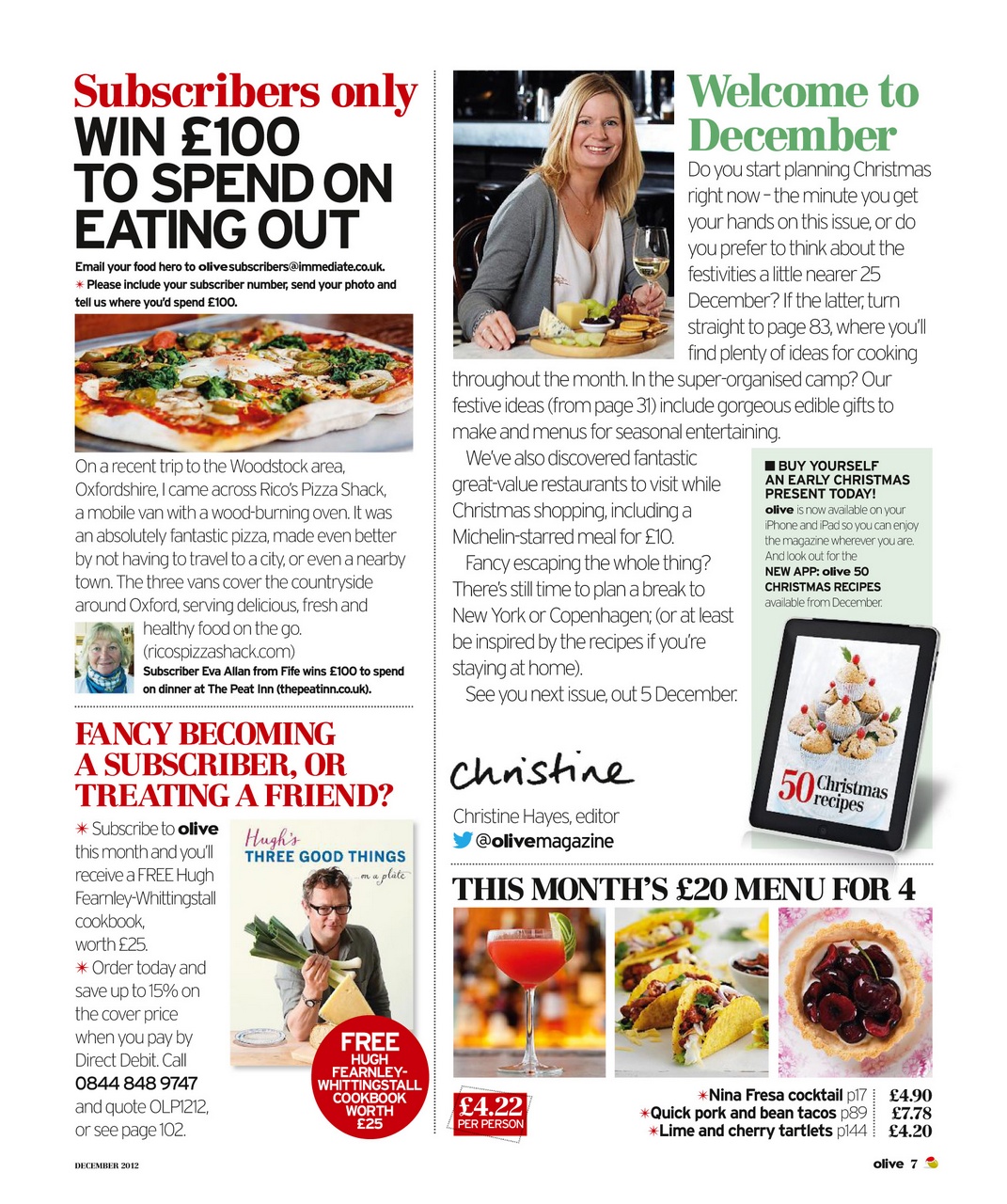 Olive Magazine Preview Pages