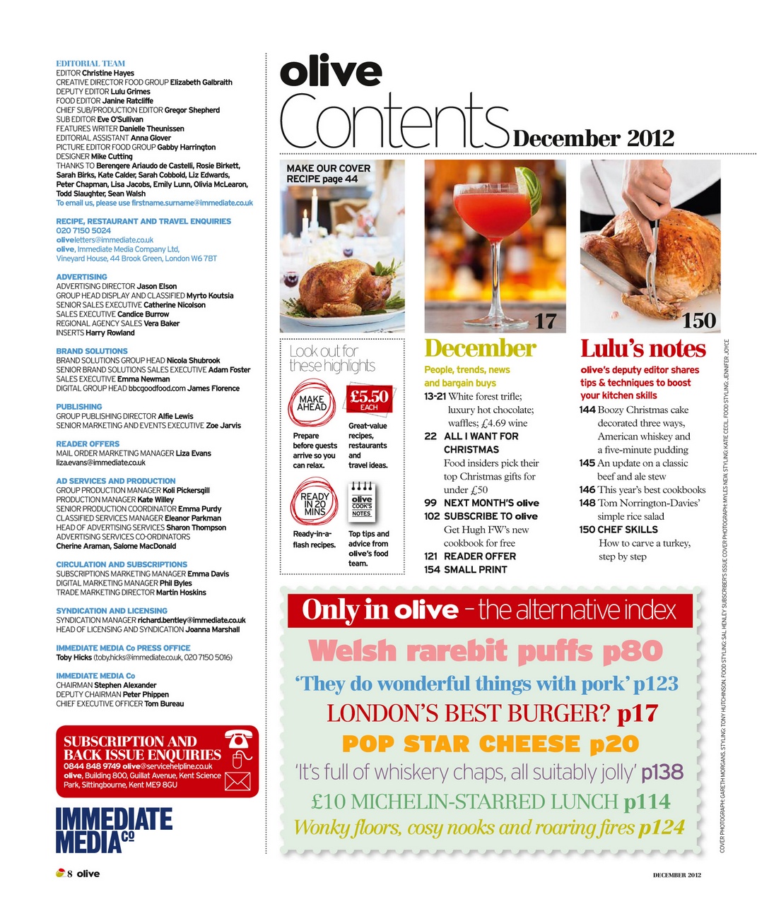 Olive Magazine Preview Pages