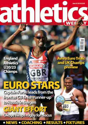 AW – Athletics Weekly Magazine issue AW June 24 2010