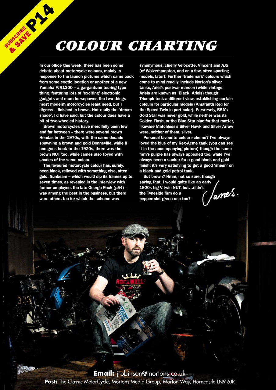 The Classic MotorCycle Preview Pages