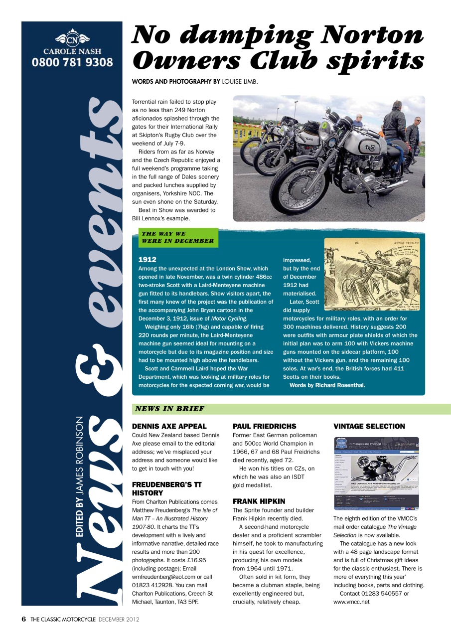 The Classic MotorCycle Preview Pages