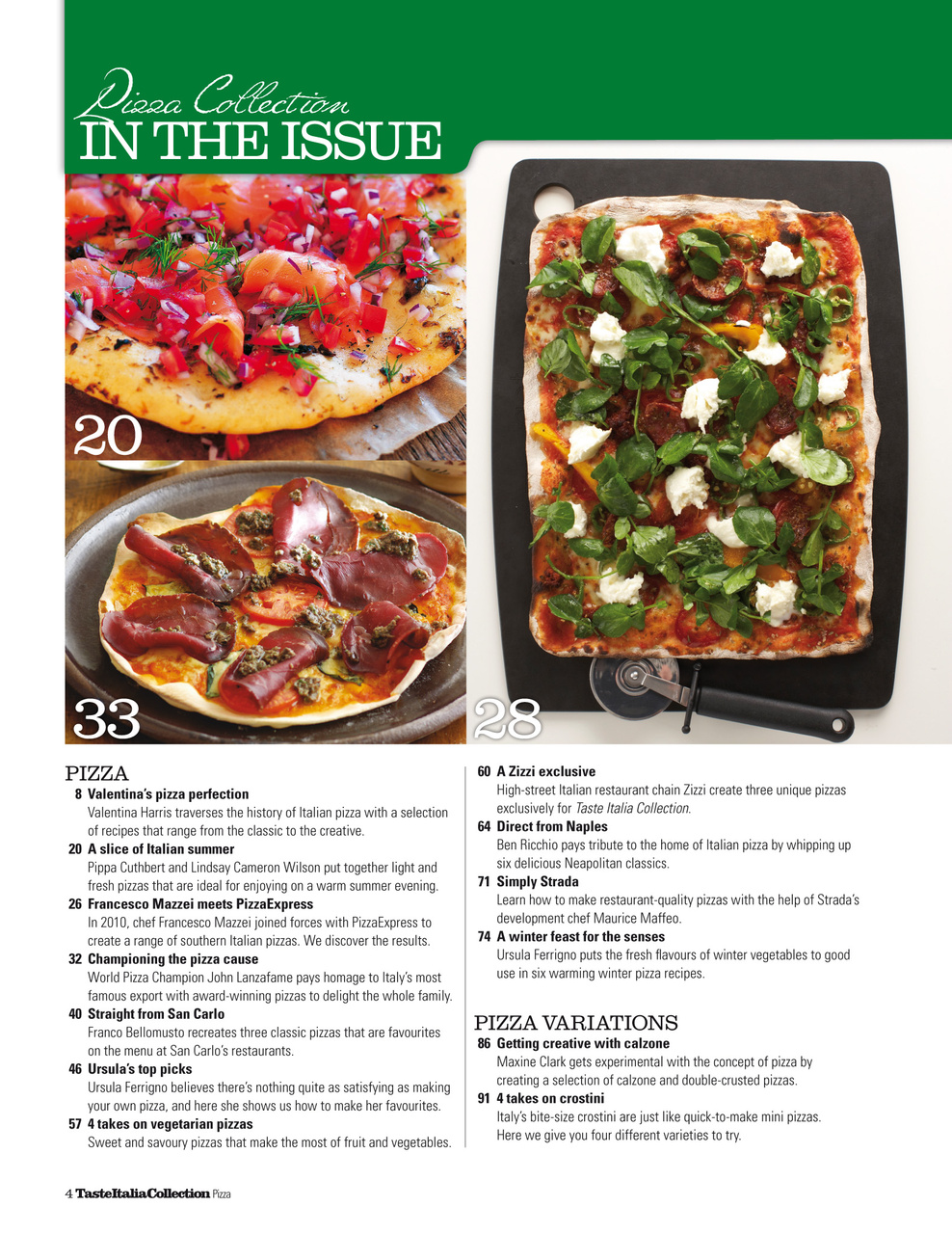 Classic Italian Pizza Collection Preview Pages