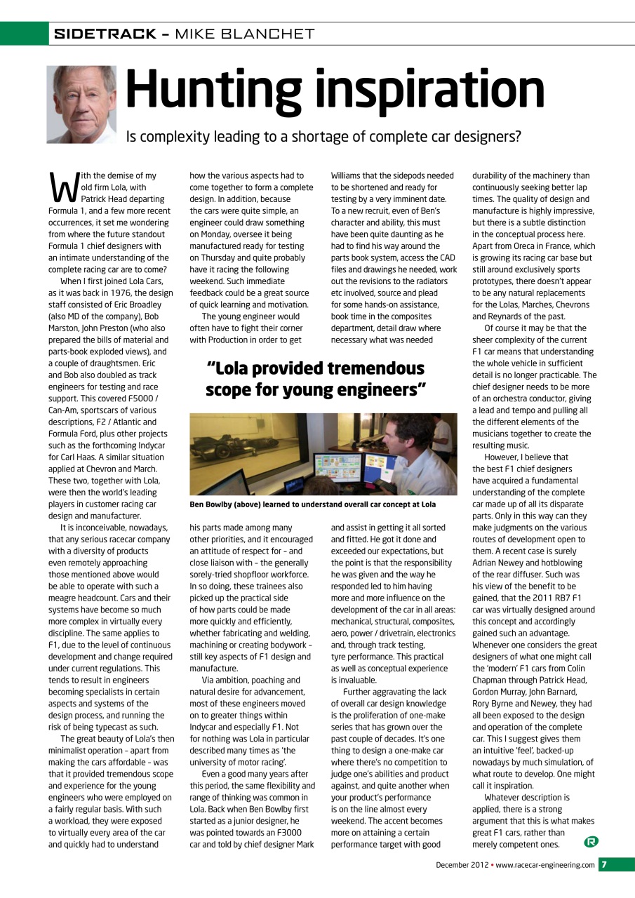 Racecar Engineering Preview Pages