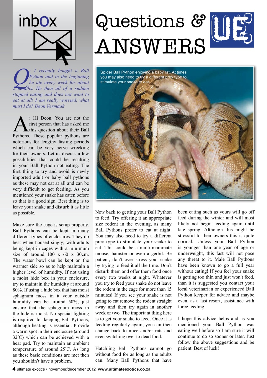 Ultimate Exotics Preview Pages