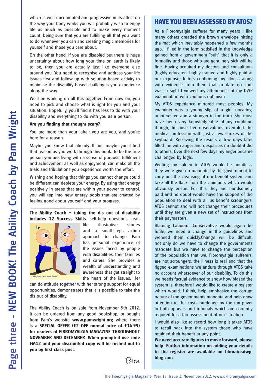 Fibromyalgia Magazine Preview Pages