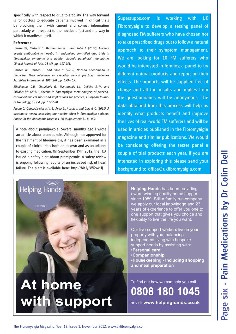 Fibromyalgia Magazine Preview Pages