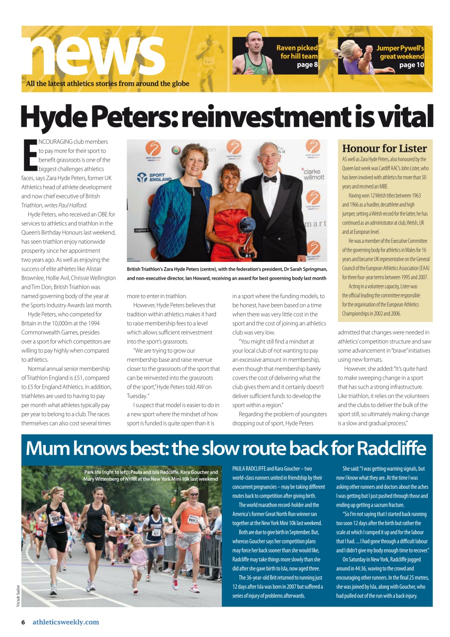 AW – Athletics Weekly Magazine Preview Pages