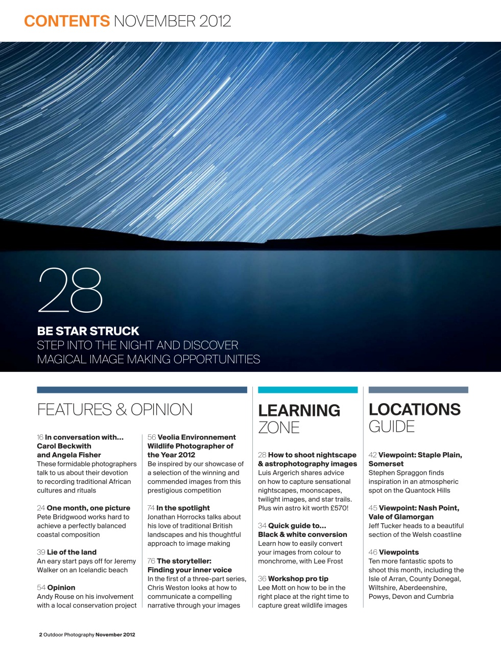 Outdoor Photography Preview Pages