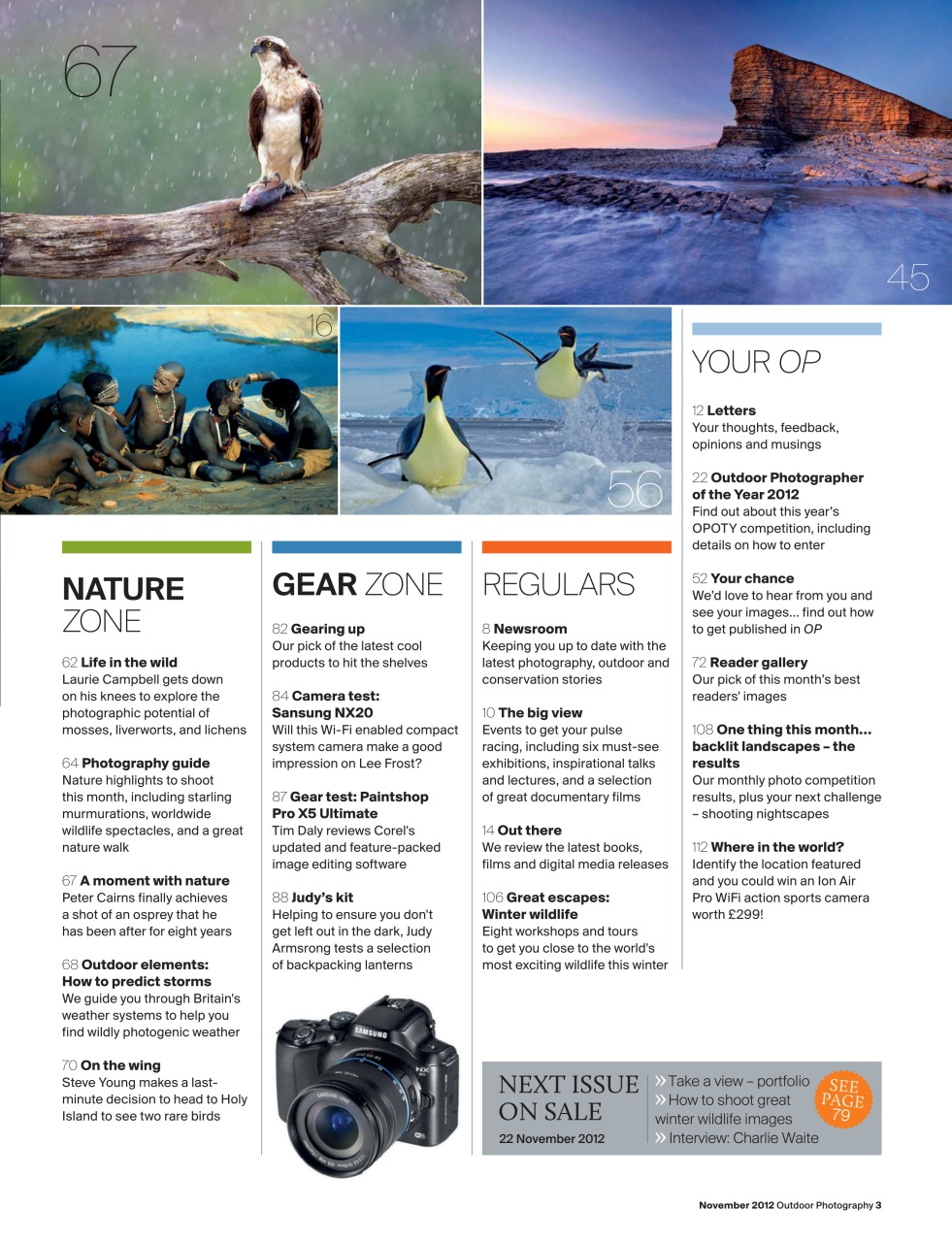 Outdoor Photography Preview Pages