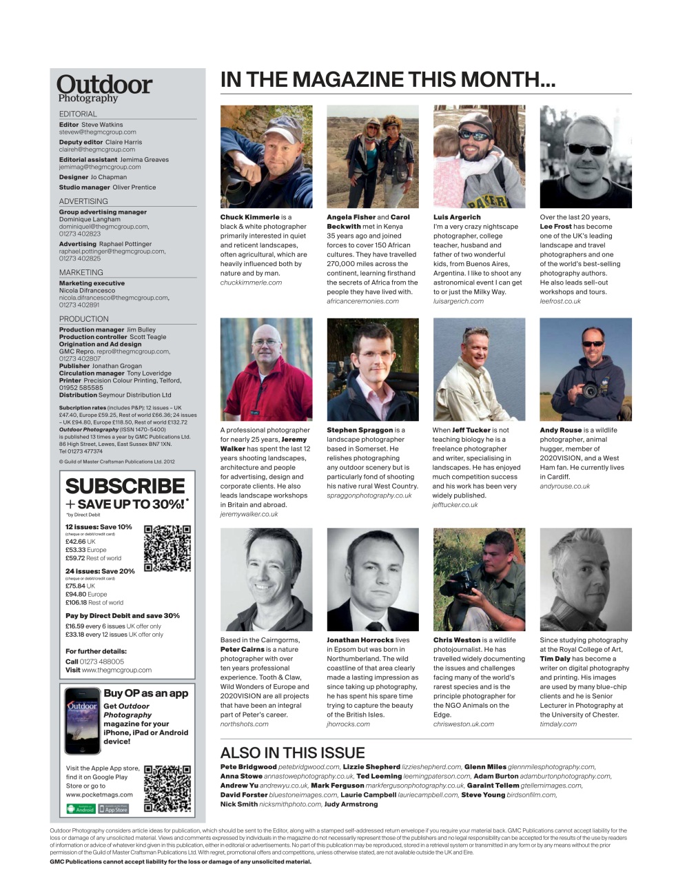 Outdoor Photography Preview Pages