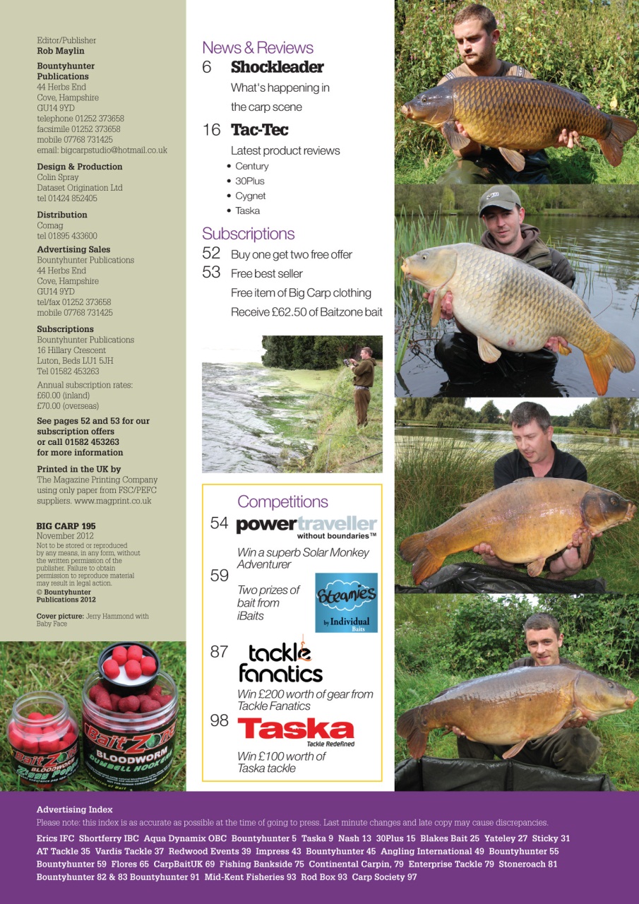 Big Carp Magazine Preview Pages