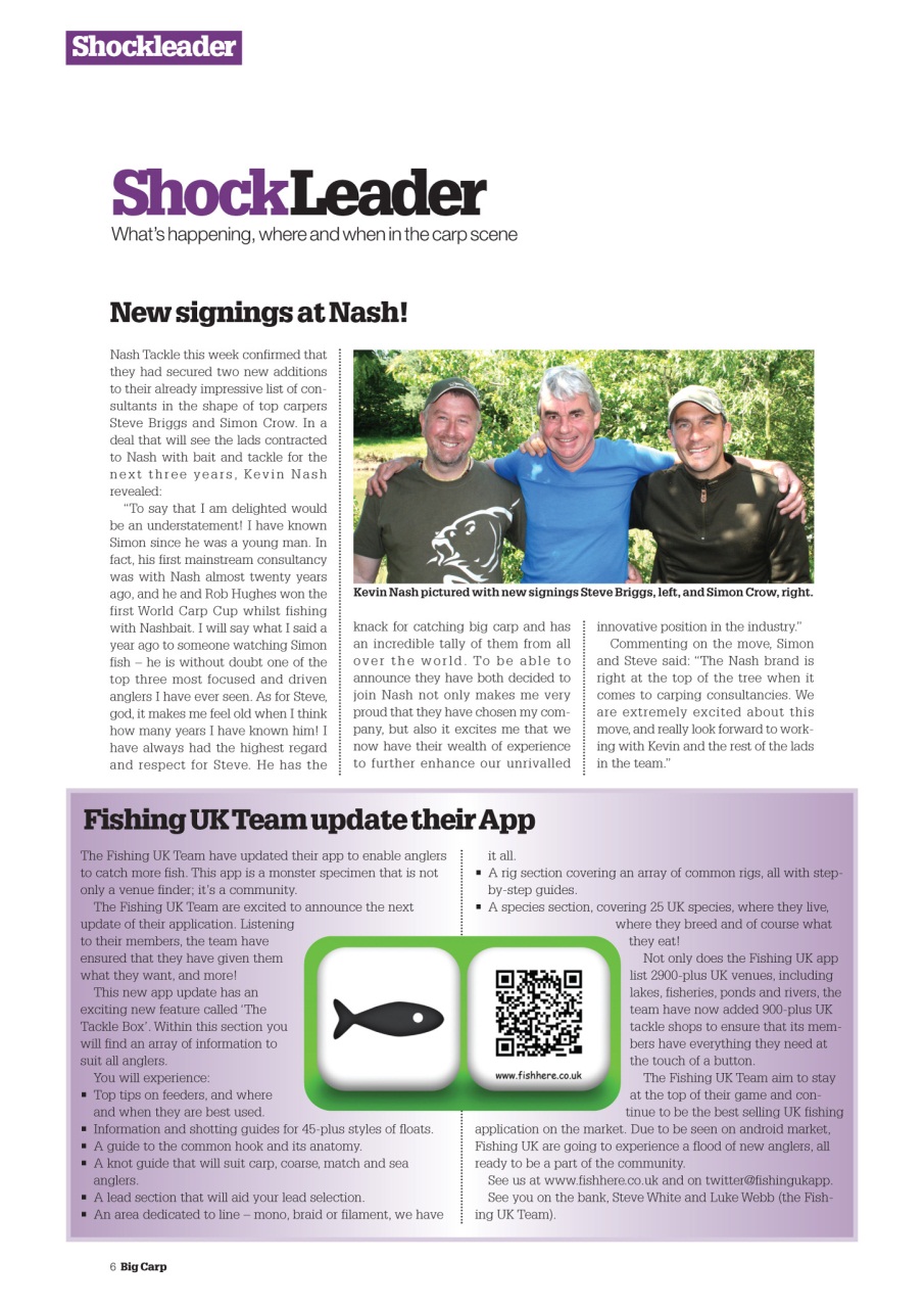 Big Carp Magazine Preview Pages