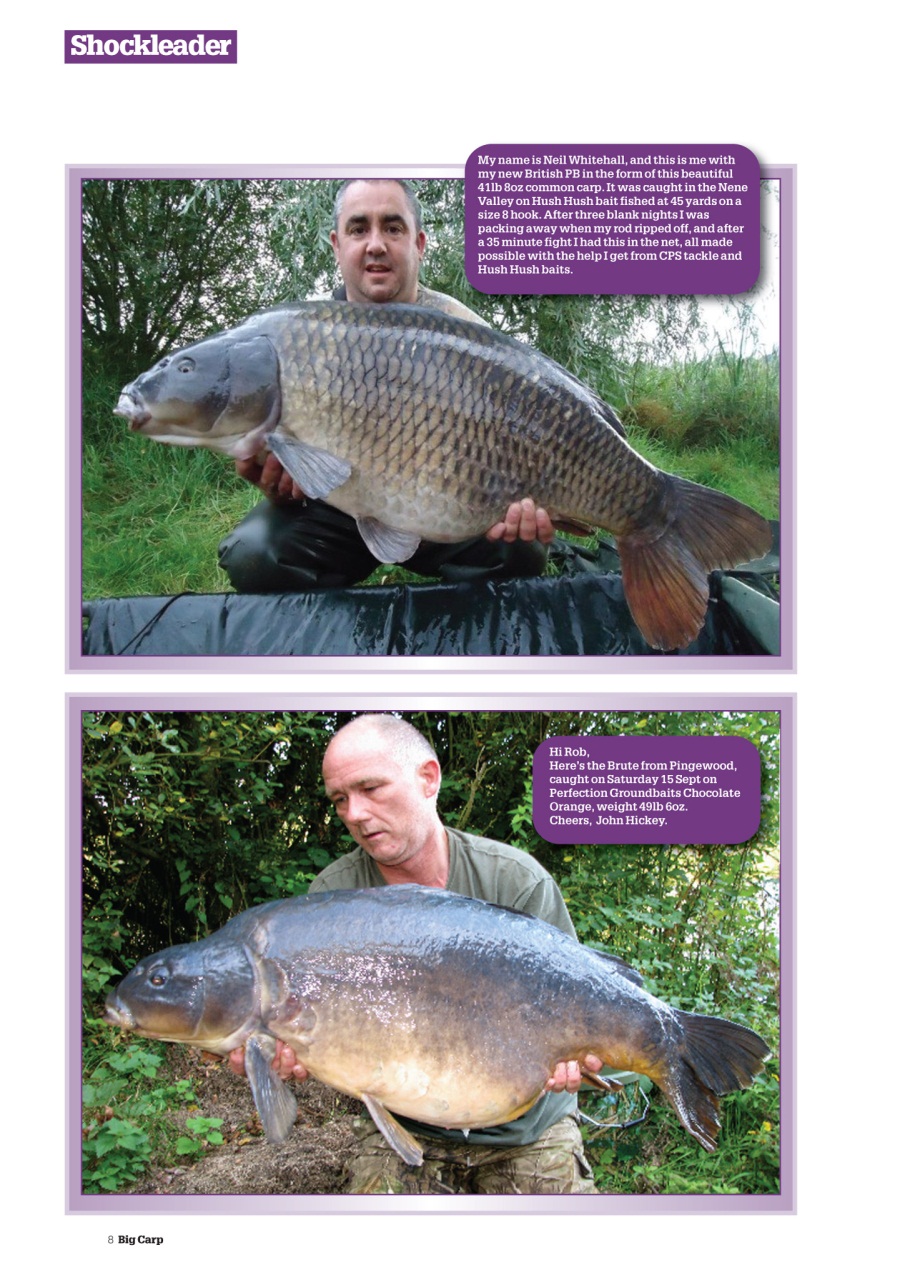 Big Carp Magazine Preview Pages
