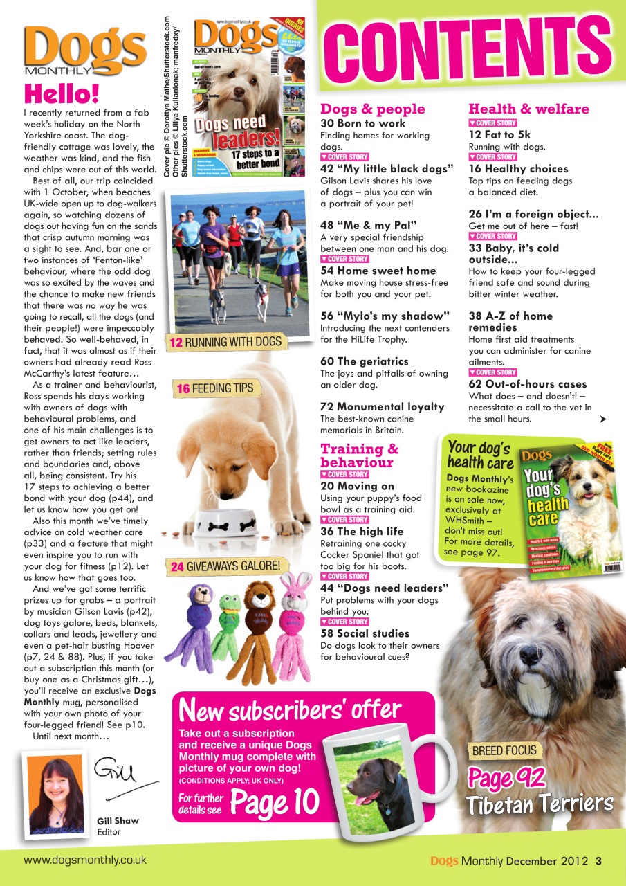 Dogs Monthly Preview Pages