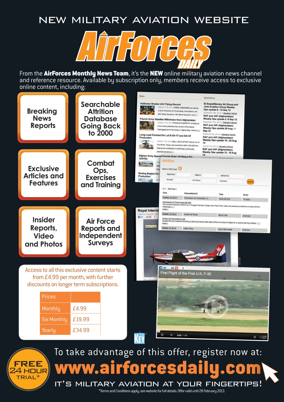 Combat Aircraft Journal Preview Pages