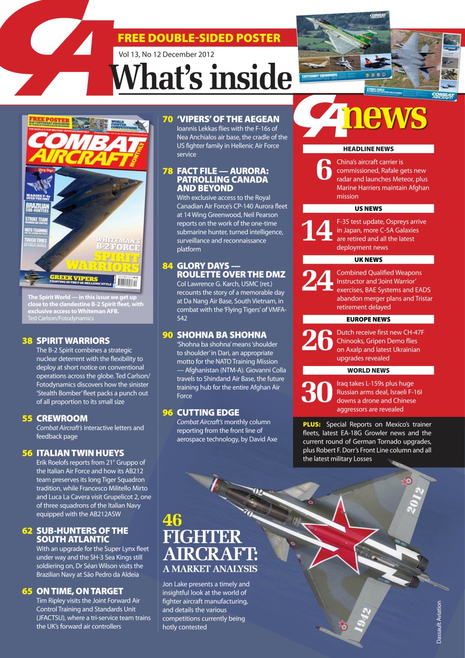 Combat Aircraft Journal Preview Pages