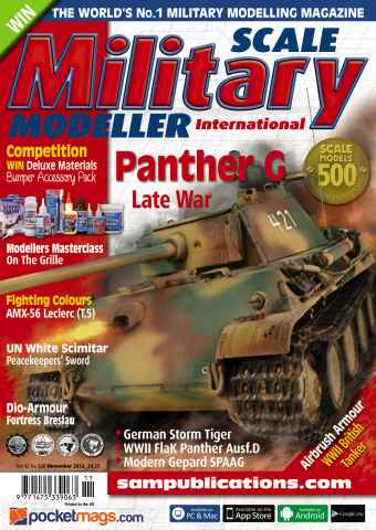 Scale Aviation and Military Modeller International (M) issue SMMI Vol 42 Iss 500 Nov 2012