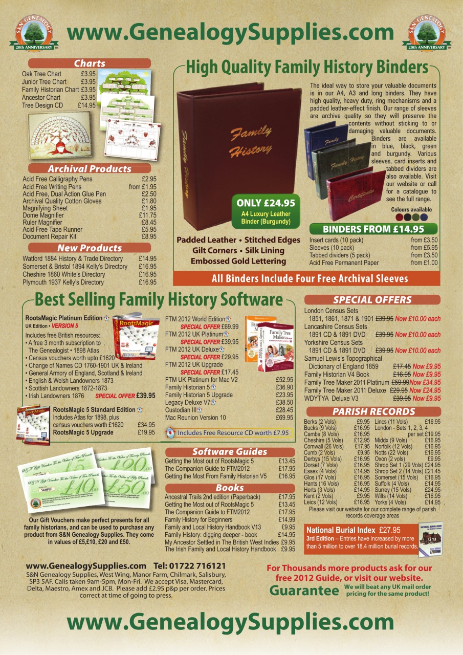 Family Tree Preview Pages