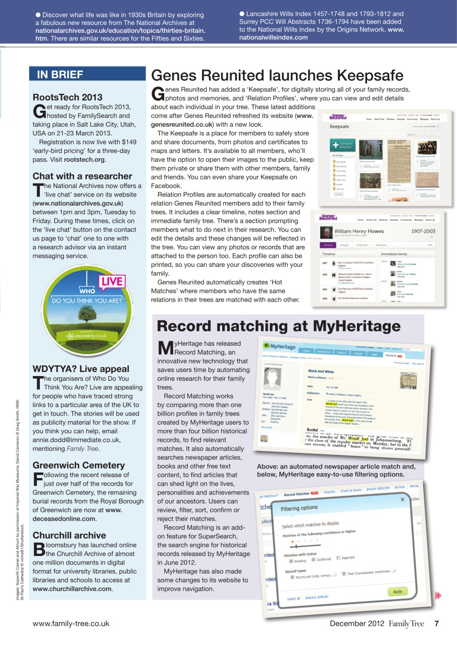 Family Tree Preview Pages