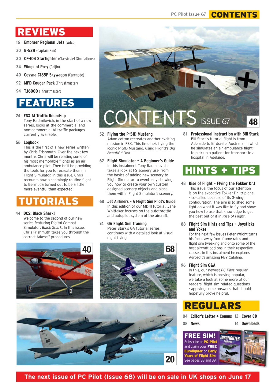 PC Pilot Preview Pages