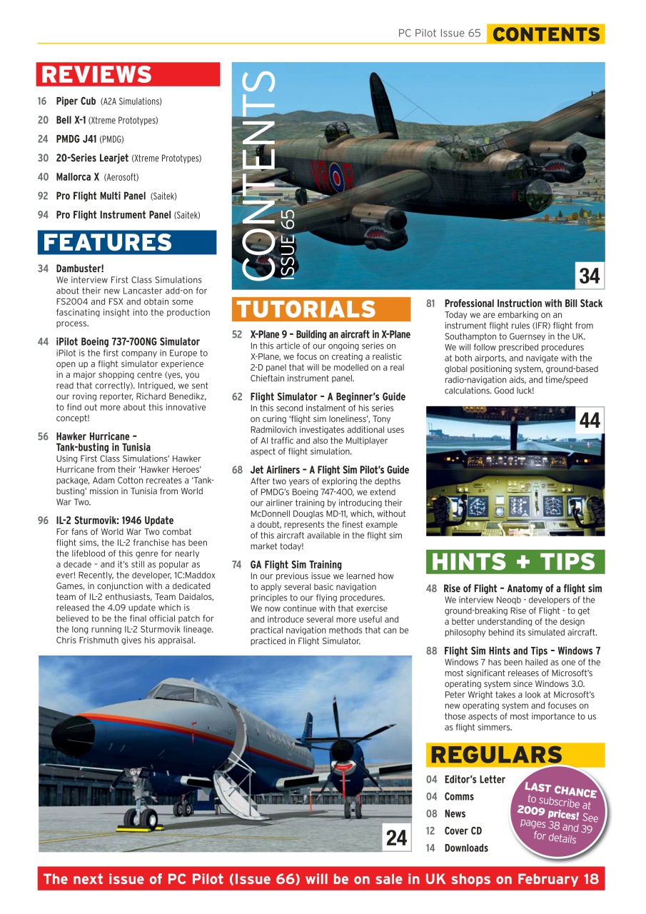 PC Pilot Preview Pages