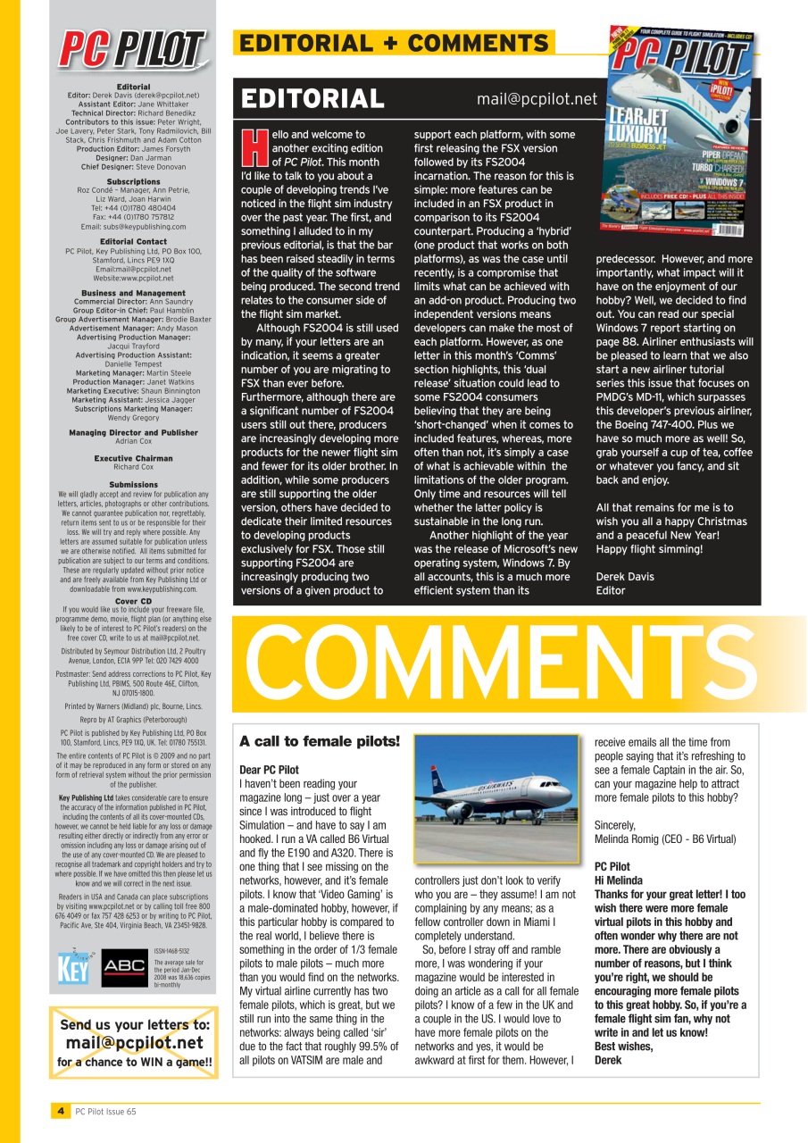 PC Pilot Preview Pages