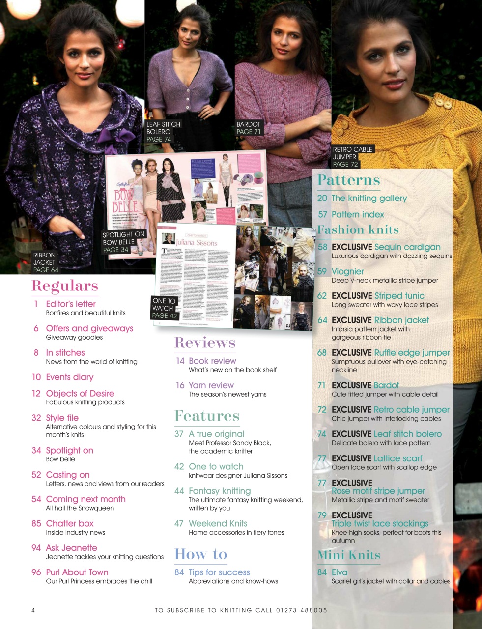 Knitting Preview Pages