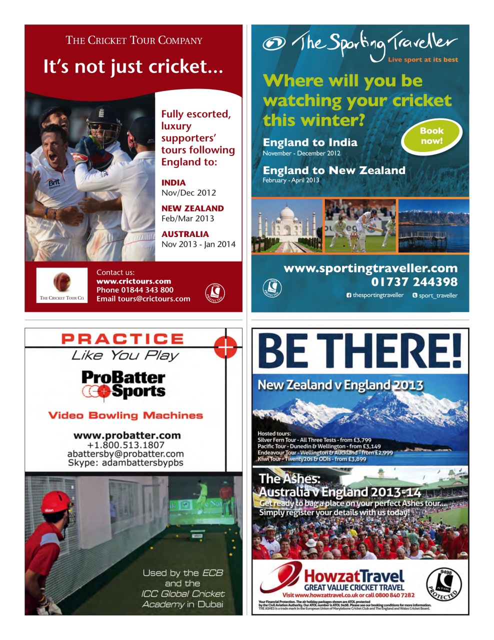 The Cricketer Magazine Preview Pages