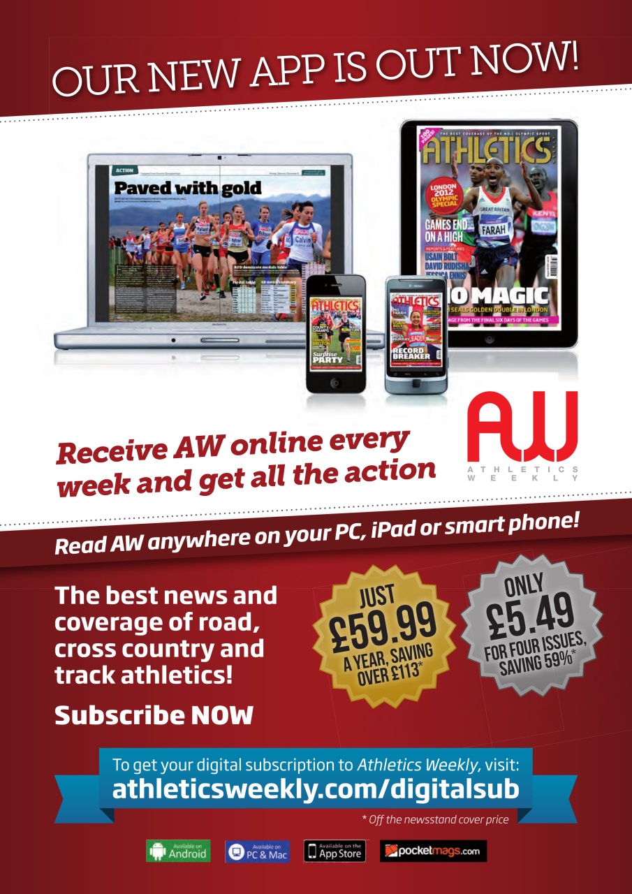 AW – Athletics Weekly Magazine Preview Pages