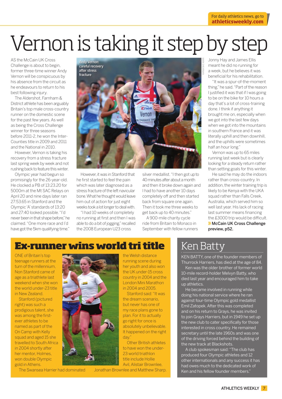 AW – Athletics Weekly Magazine Preview Pages