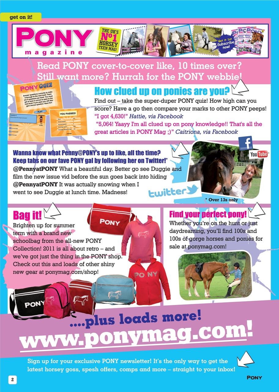 Pony Magazine Preview Pages