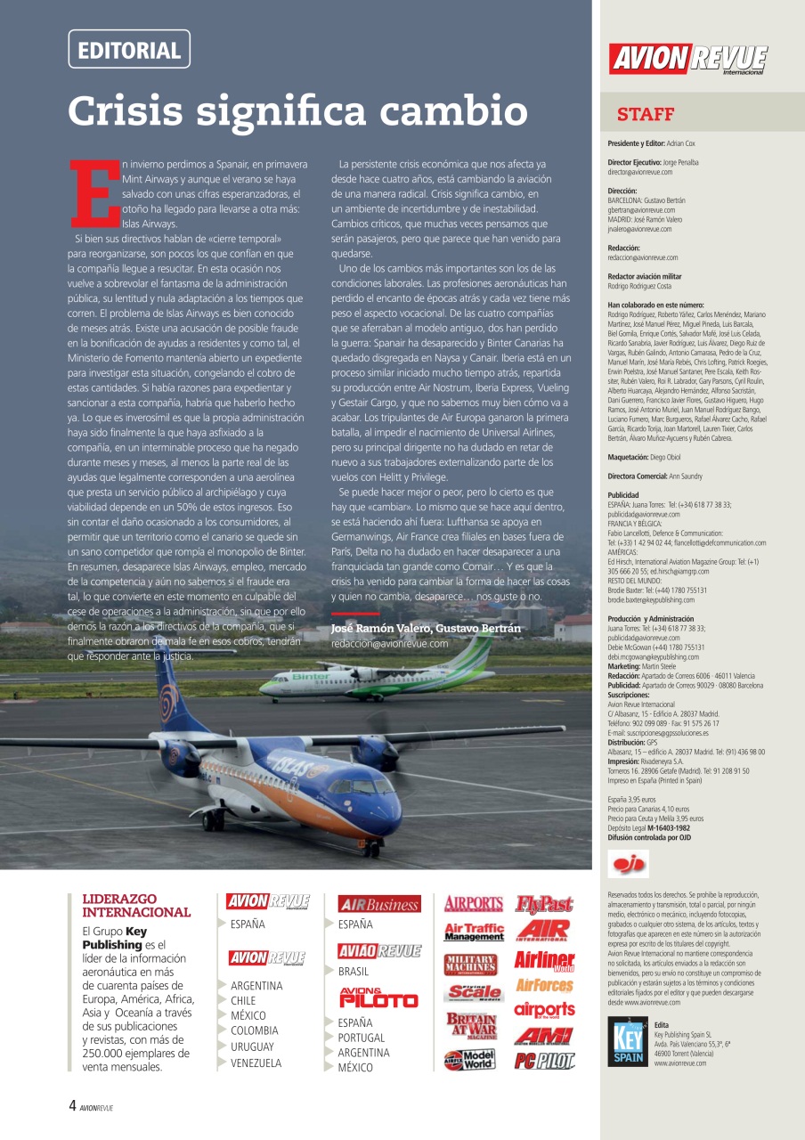 Avion Revue Internacional Preview Pages