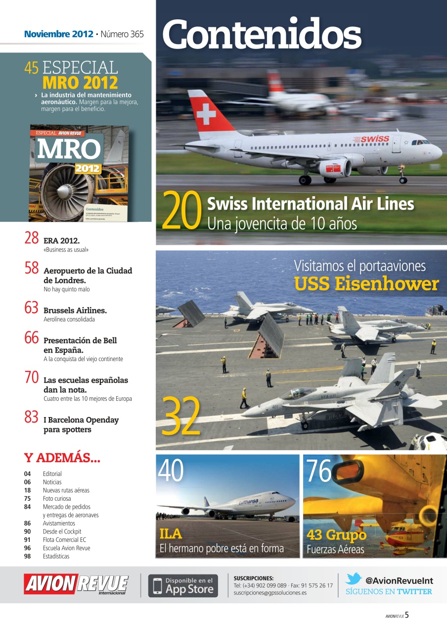 Avion Revue Internacional Preview Pages