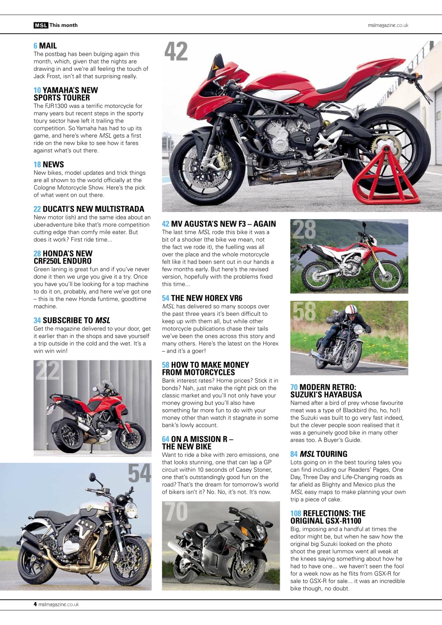 Motorcycle Sport & Leisure Preview Pages
